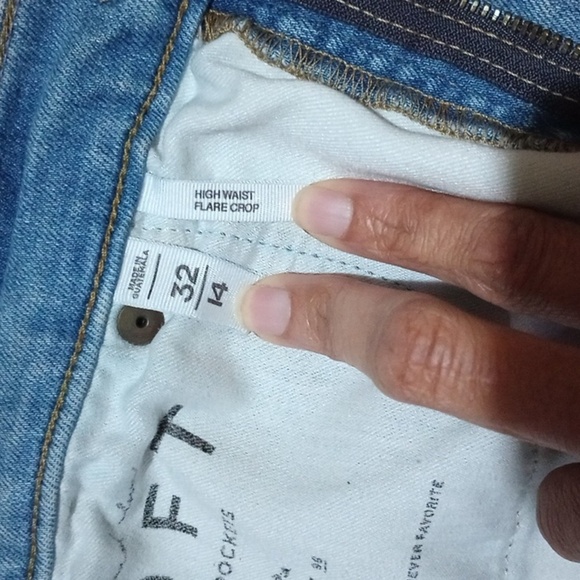 Loft High Rise Waist Flare Crop - Picture 5 of 5